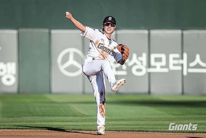 ▲ 전민재 ⓒ롯데 자이언츠