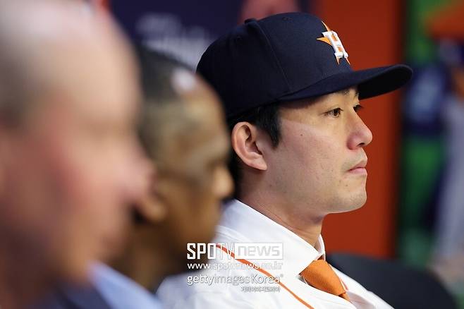 ▲ 휴스턴 애스트로스 입단식을 가진 이마이 타츠야