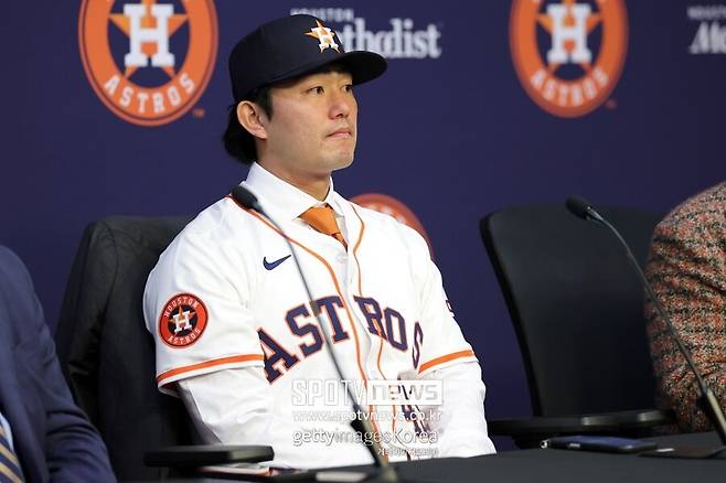 ▲ 휴스턴 애스트로스 입단식을 가진 이마이 타츠야