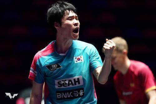 WTT 시리즈 경기에 나선 장우진 [WTT 인스타그램 캡처. 재판매 및 DB 금지]