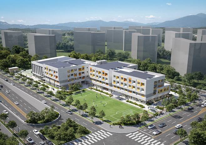 대전학하2초등학교 조감도. 사진=대전교육청 제공.