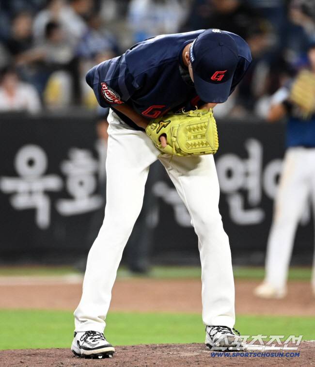 11일 대전 한화생명볼파크에서 열린 2025 KBO 퓨처스리그 올스타전, 8회말 남부올스타 롯데 이영재가 감보아로 빙의해 역투하고 있다. 대전=허상욱 기자wook@sportschosun.com/2025.07.11/