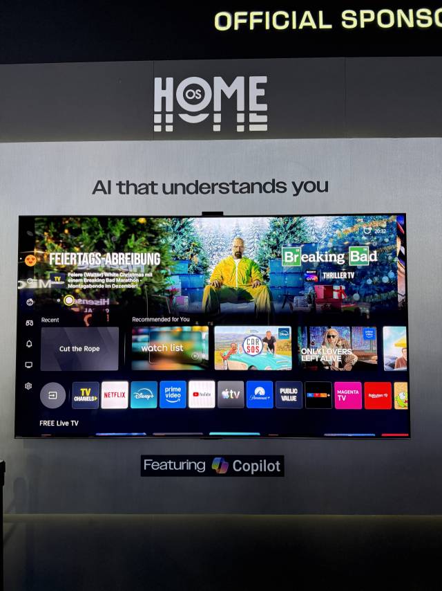 하이센스가 6일(현지시간) 미국 라스베이거스에서 개막한 세계 최대 가전·정보기술(IT) 박람회 ‘CES2026’에 전시한 AI TV. 구경우 기자