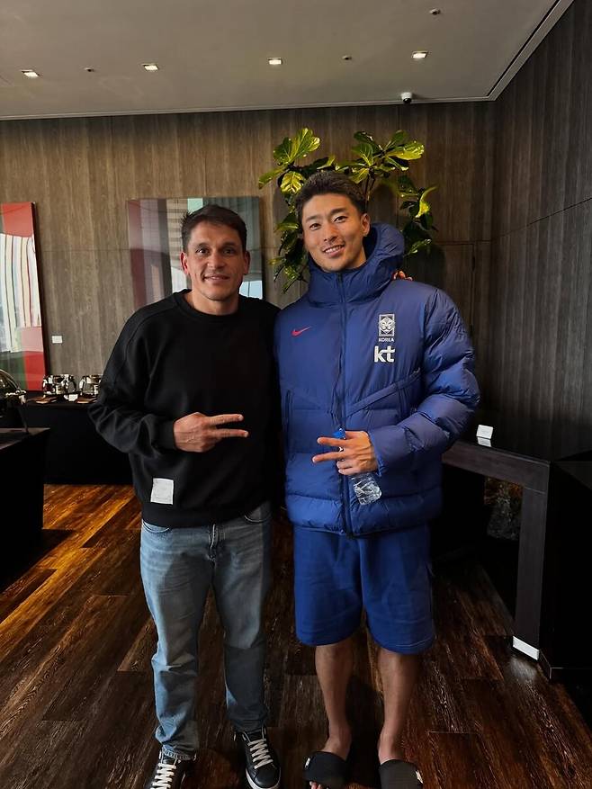 ▲ ⓒ지우반 올리베이라 피지컬 코치 SNS