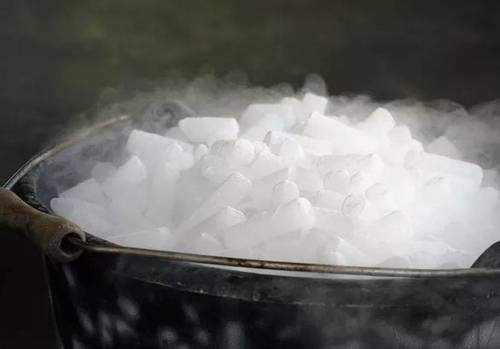 드라이아이스 모습 [SNS 캡처 사진]