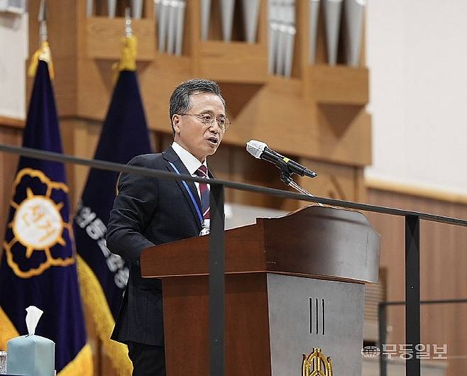 고영철 제34대 신협중앙회장 당선인이 당선 소감을 밝히고 있다. 신협중앙회 제공