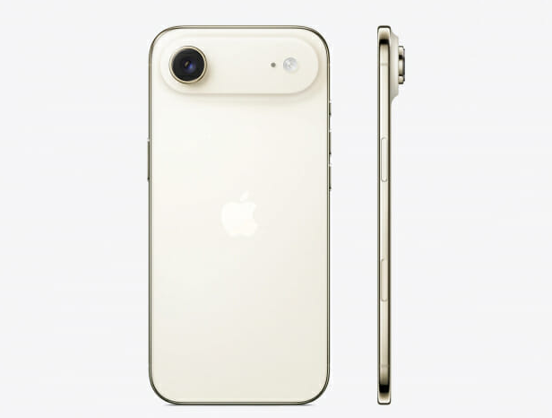 아이폰 에어. 역대 아이폰 중 가장 얇은 5.6㎜ 두께와 165g의 가벼운 무게를 구현했다. 〈사진 애플 홈페이지〉