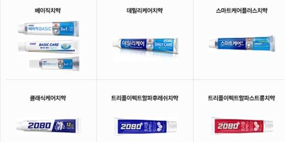 회수 대상 제품. 사진 애경산업