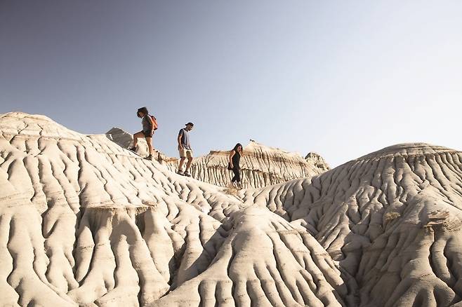 캐나다 남동부의 캐네디언 배드랜즈, 유네스코 세계유산인 공룡주립공원 풍경(사진=알버타관광청)
