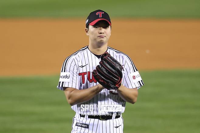 ▲ LG 소속 당시의 고우석. LG 유니폼을 입은 모습은 당장은 보기 쉽지 않을 전망이다 ⓒ곽혜미 기자