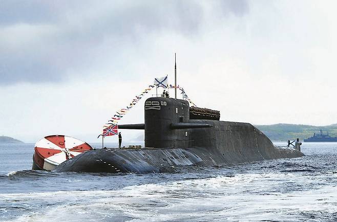 러시아 델타-Ⅳ급 잠수함. 러시아 루빈설계국 제공