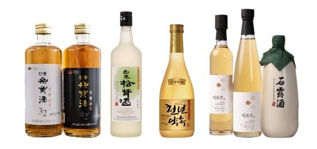 안동상황주·자연송이주·천년약속·석로주 [제조사 홈페이지 캡처]