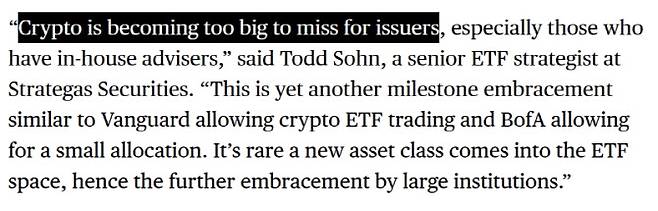 블룸버그는 7일 보도에서 비트코인 현물 ETF 관련해 "암호화폐가 너무 커지고 있다"고 전했다. (사진=블룸버그)