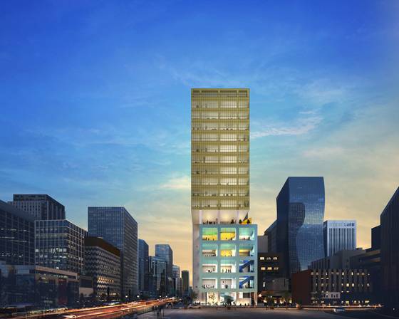 서울 강남역 DS타워 조감도.(사진=DS네트웍스)