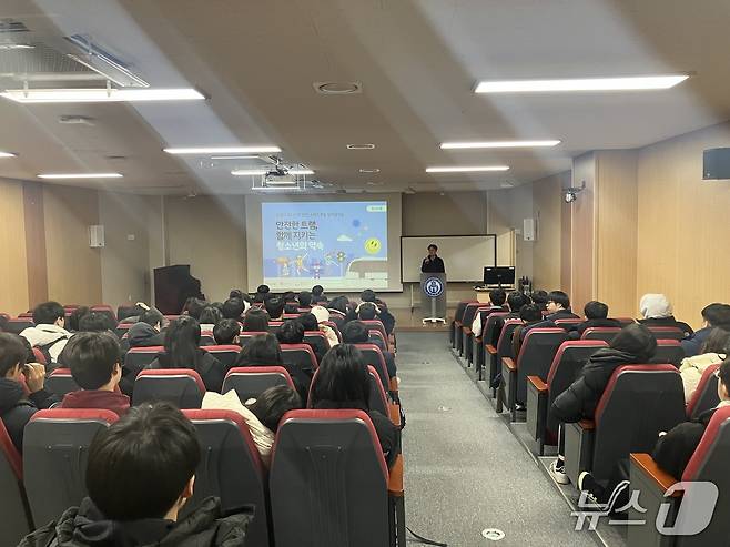 위례선 트램 교육 현장 사진(서울시 제공)