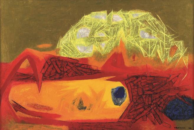유영국, 'Work'(1964). 캔버스에 유채, 130×194cm. /서울시립미술관