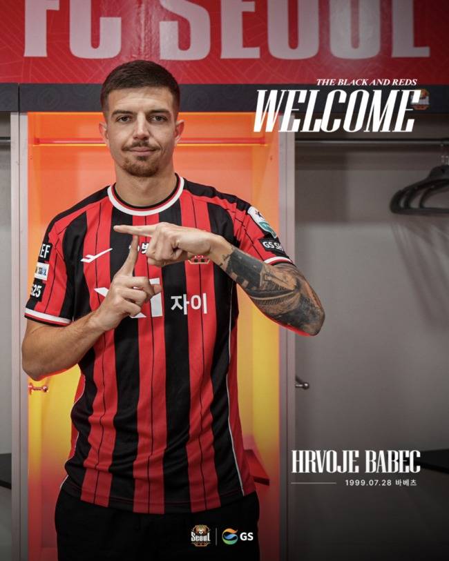 [오피셜] 오스마르보다 더 잘하고 싶다!...FC서울, '크로아티아 3선 자원' 바베츠 영입