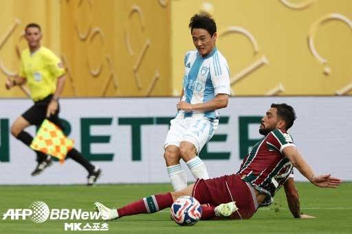 지난 시즌까지 울산 HD에서 활약했던 엄원상. 사진(美 이스트 러더퍼드)=ⓒAFPBBNews = News1