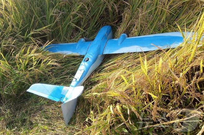 (평양 노동신문=뉴스1) = 북한 노동당 기관지 노동신문이 우리 군의 무인기 침투를 주장하며 공개한 사진. [국내에서만 사용가능. 재배포 금지. DB 금지. For Use Only in the Republic of Korea. Redistribution Prohibited] rodongphoto@news1.kr