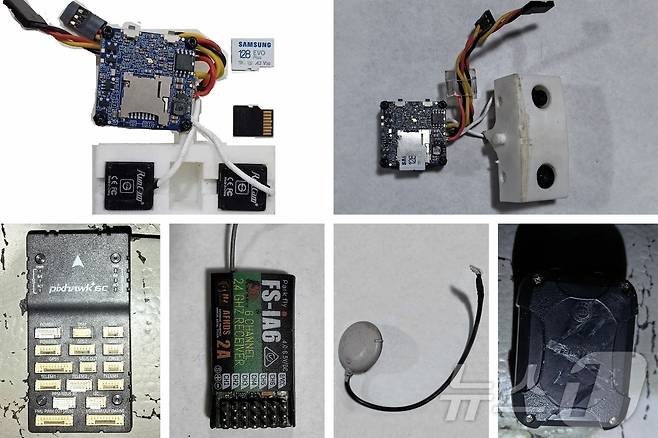 (평양 노동신문=뉴스1) = 무인기에 설치된 촬영 및 가종 장치들. [국내에서만 사용가능. 재배포 금지. DB 금지. For Use Only in the Republic of Korea. Redistribution Prohibited] rodongphoto@news1.kr