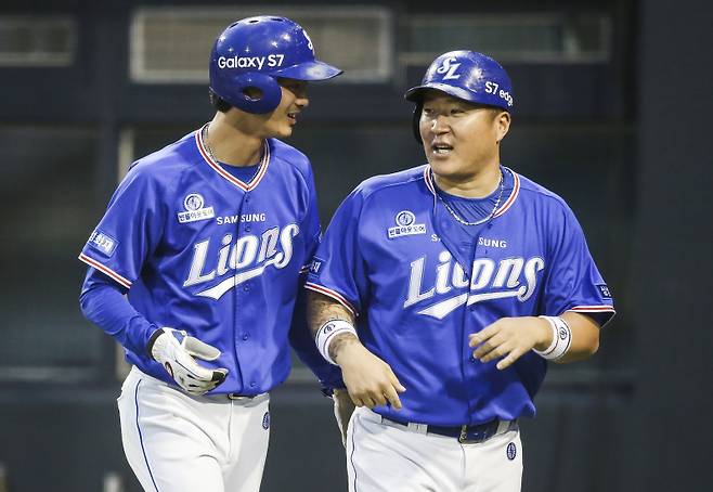 삼성 구자욱-최형우. 삼성 제공