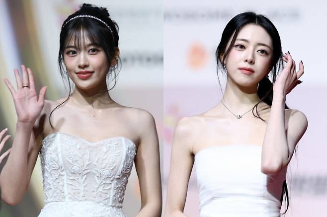 아이브 안유진과 ITZY 유나 / 사진=변성현 한경닷컴 기자 byun84@hankyung.com