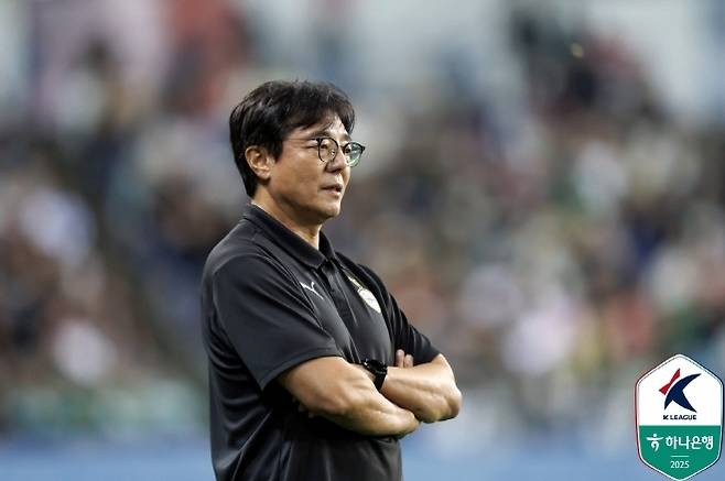 대전하나시티즌 황선홍 감독. 사진=한국프로축구연맹