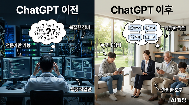 ChatGPT 등장 전후 비교