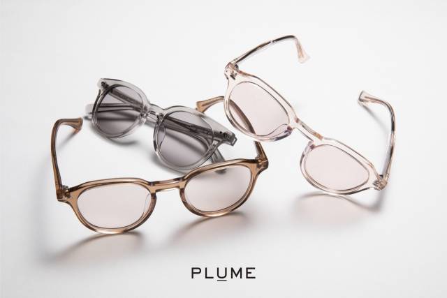 (주)팬텀옵티칼이 초경량과 독창적 디자인을 결합한 제품을 선보이며 글로벌 시장에서의 확장을 가속하고 있다. 사진은 안경테 브랜드인 PLUME 제품이다. (주)팬텀옵티칼 제공