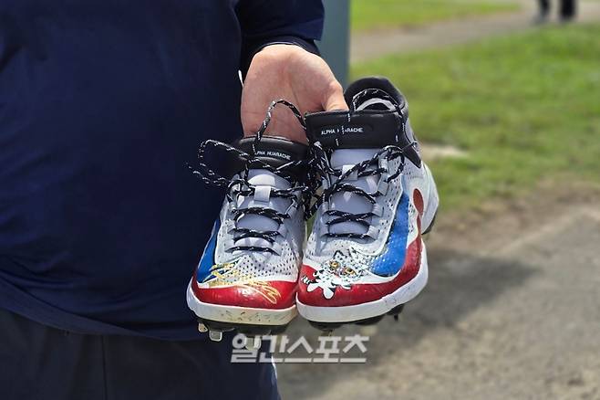 박영현의 WBC 대표팀 특별 스파이크. 사이판=윤승재 기자