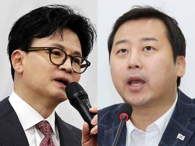 한동훈 전 국민의힘 대표(왼쪽)와 장예찬 여의도연구원 부원장 / 사진=연합뉴스