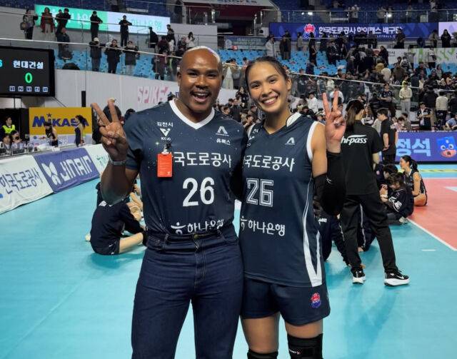 제임스 루사미카에와 타나차./제임스 SNS