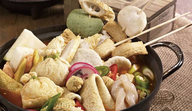 골라먹는 재미가 있는 어묵탕.