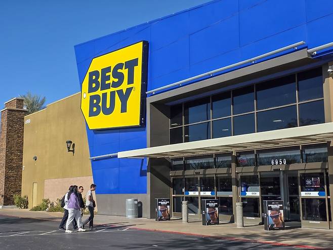 미국 라스베이거스 베스트바이 매장 사진.&nbsp;&nbsp;&nbsp;&nbsp;삼성전자 제공