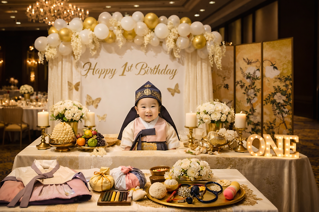 호화 돌잔치 이미지