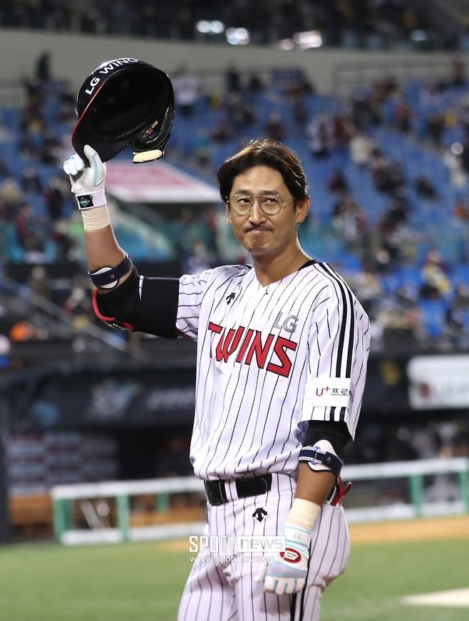 ▲ 오직 LG 트윈스에서만 19년을 뛴 박용택 ⓒ 스포티비뉴스DB