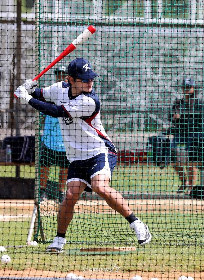 [한번에쓱]야구대표팀 사이판전지훈련 첫날, KBO 대표선수들 다 모으니 이번에는 일낼것 같은 분위기