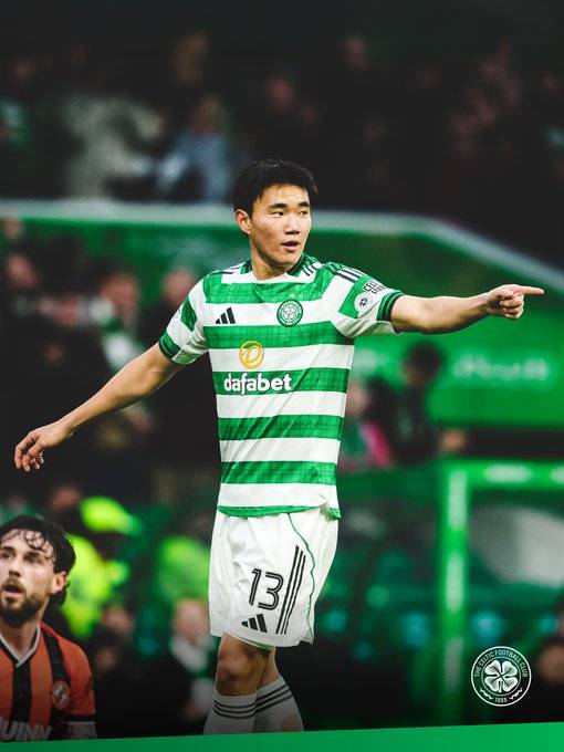 11일(한국시간) 스코틀랜드 글래스고의 셀틱 파크에서 열린 2025~2026시즌 스코틀랜드 프리미어십 22라운드 홈 경기 중 양현준. /사진=셀틱 공식 사회관계망서비스(SNS)