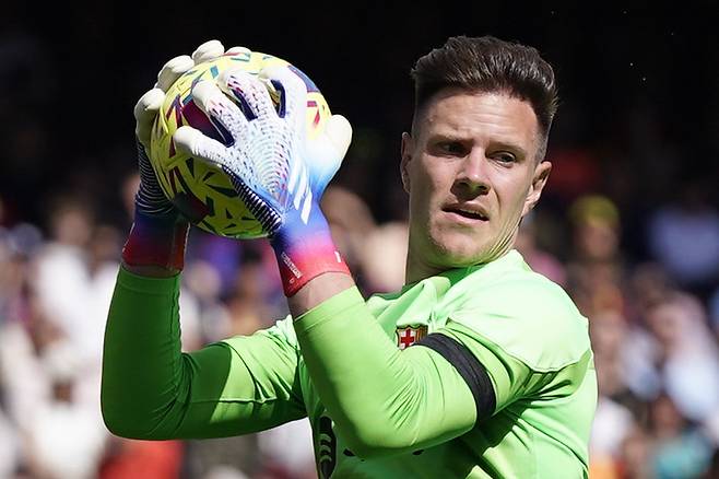 골키퍼 마르크안드레 테어 슈테겐. 뉴시스