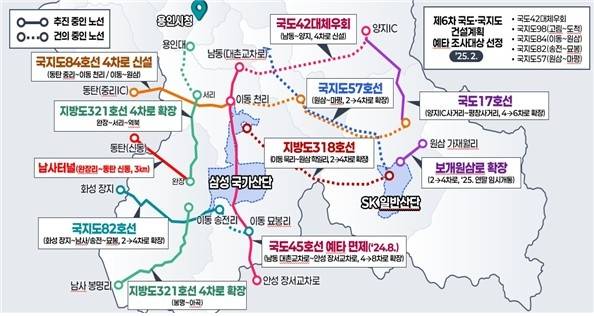 반도체 연계 주요 도로망 확충  [용인시 제공. 재판매 및 DB 금지]