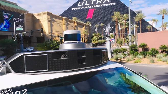 아이오닉 5 로보택시 장거리 라이더 및 카메라 (사진=현대차그룹)