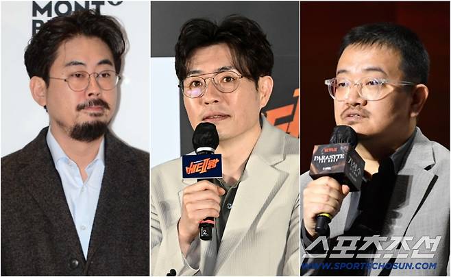 사진=나홍진(왼쪽부터), 류승완, 연상호 감독