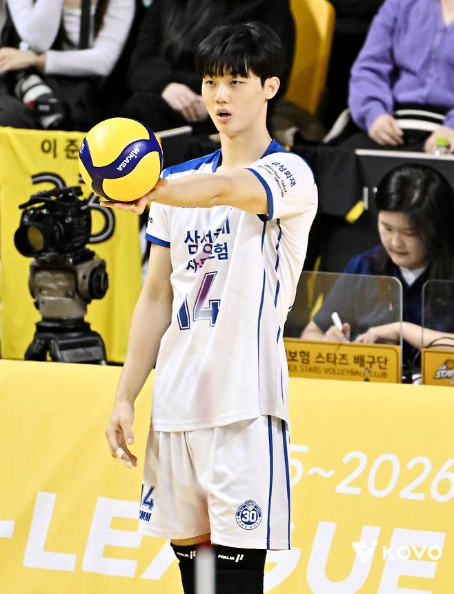 삼성화재 전체 2순위 신인 이우진. 사진=KOVO