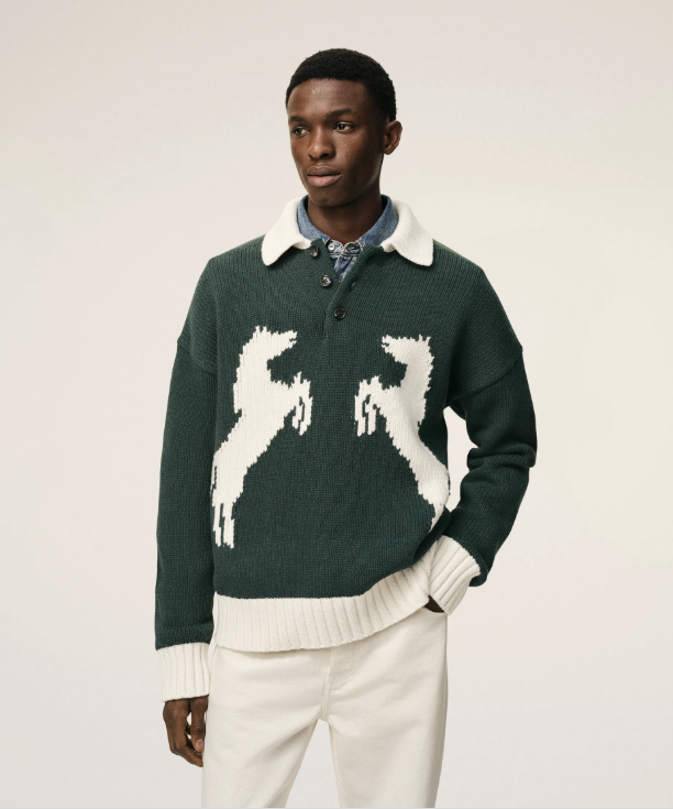 Knitwear from "Wild Spark" capsule (Ami Paris)