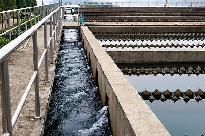 Urban wastewater treatment plant (123rf)