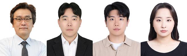 남정석 GIST 생명과학부 교수, 김형식 부산대학교 교수, 장태영 GIST 석박통합과정생, 전소엘 GIST 석박통합과정생. [사진=GIST]