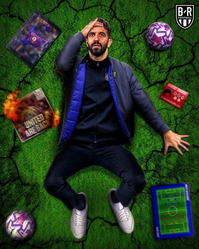 아모링 감독의 경질 엔딩, 맨유는 그렇게 또 한 번 실패했다. 사진=블리처리포트 SNS