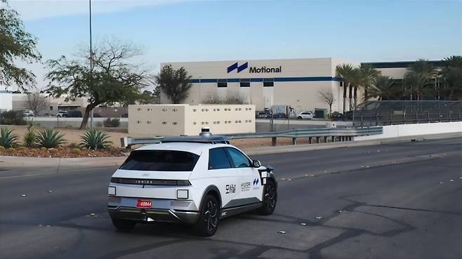 현대자동차그룹 자율주행 기술 미국 자회사 모셔널의 아이오닉 5 로보택시. /사진제공=현대차그룹