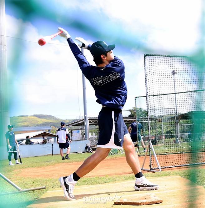 [영상]'홈런타구 펑펑펑!' 전지훈련 이틀째 건강한 김도영은 달랐다