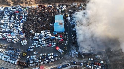 화재 현장 [경남소방본부 제공. 재판매 및 DB 금지]